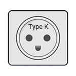 outlet k Type