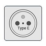 outlet type E